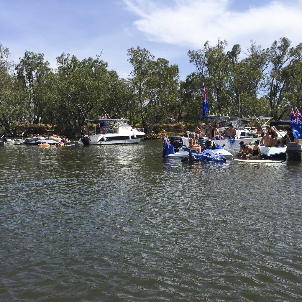 Australia day Murray River style