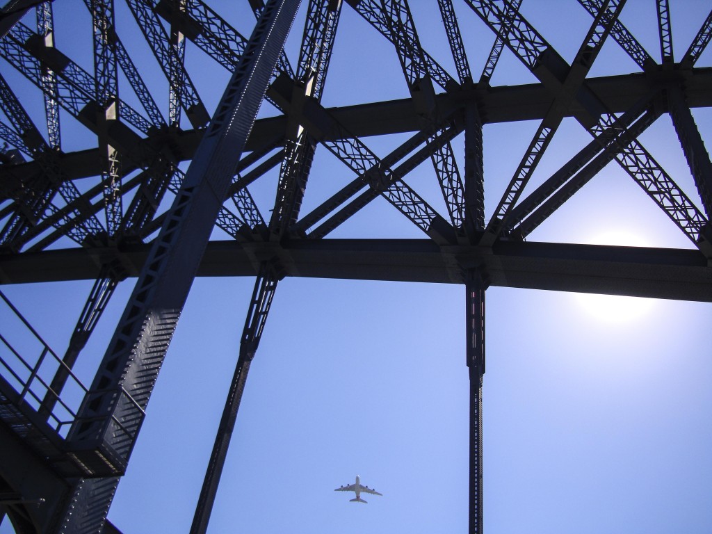 walking the bridge