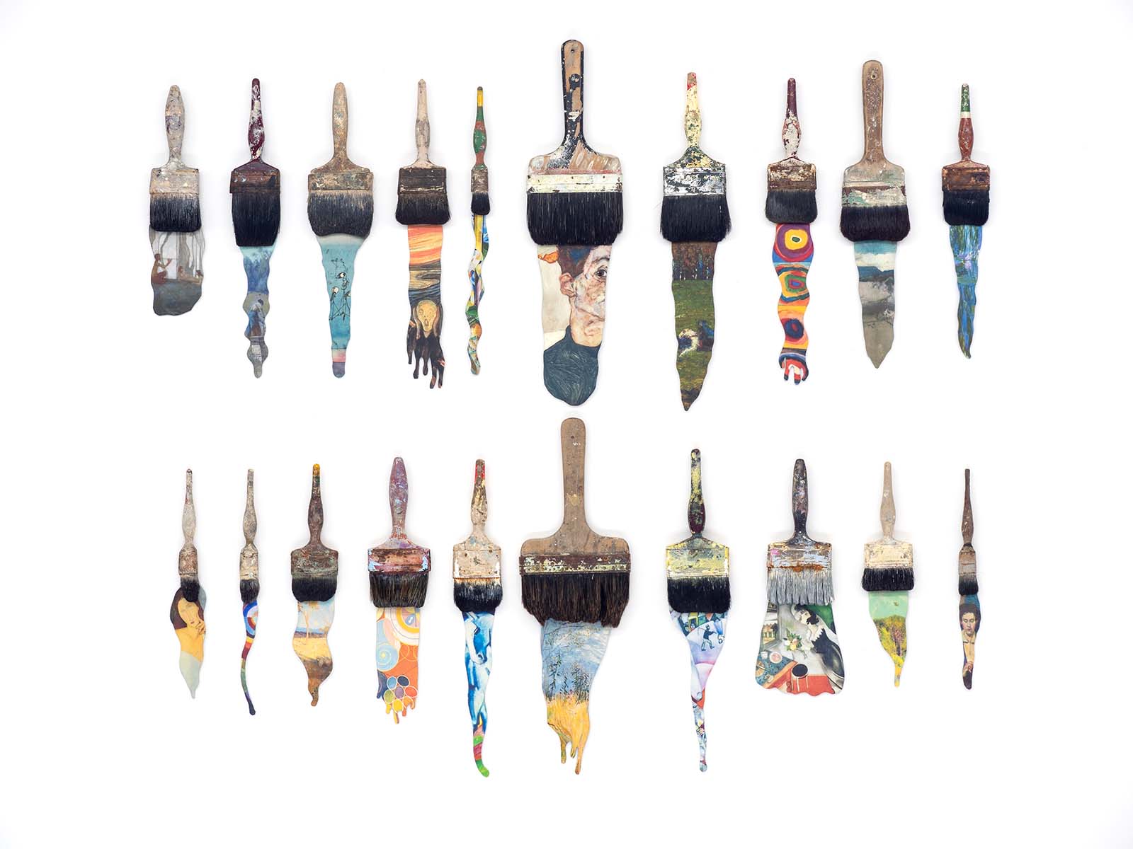 Jan Mullen RUNAWAY TALENT SERIES WALL PIECES #1 – #20